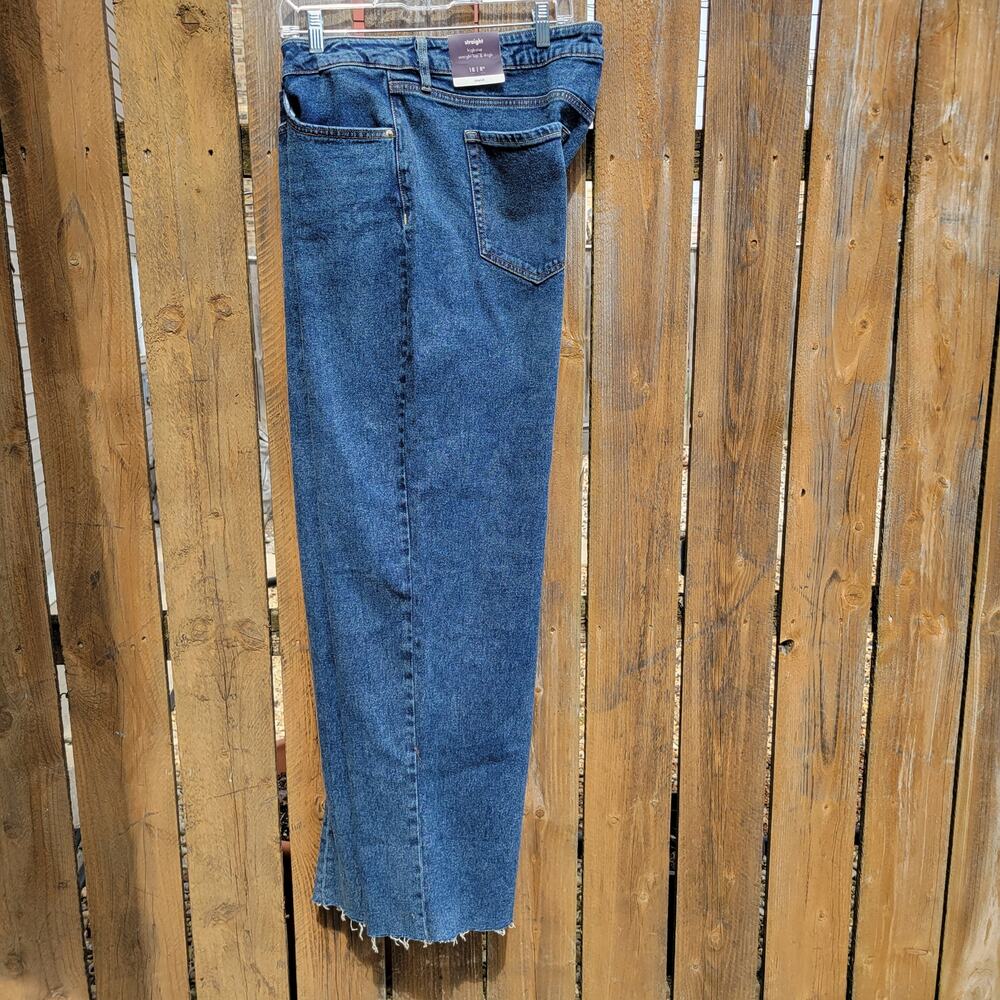 Chic Ava & Viv High-Rise Straight Jeans - Size 18 NWT!